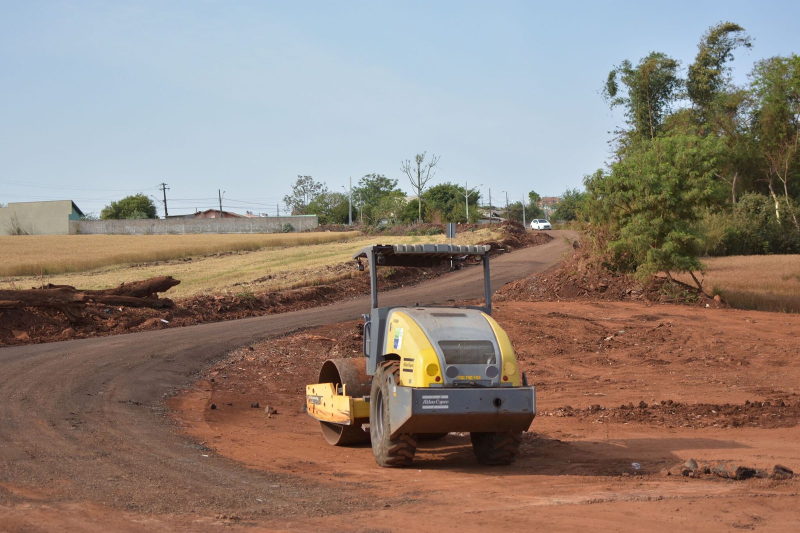 construction of a road